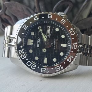 Custom Watch Seiko Mod - Steel Rootbeer